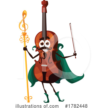 Violin Clipart #1782448 by Vector Tradition SM