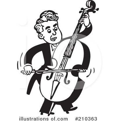 Royalty-Free (RF) Music Clipart Illustration by BestVector - Stock Sample #210363