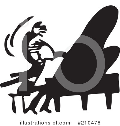 Royalty-Free (RF) Music Clipart Illustration by BestVector - Stock Sample #210478