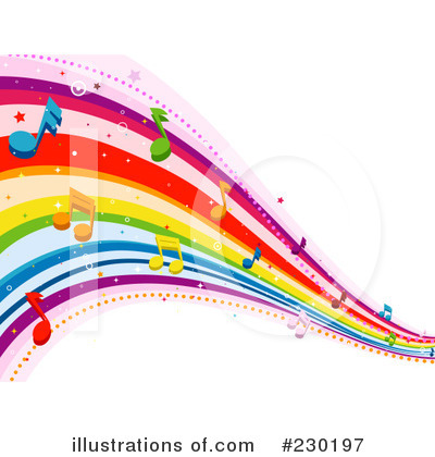 Rainbow Background Clipart #230197 by BNP Design Studio