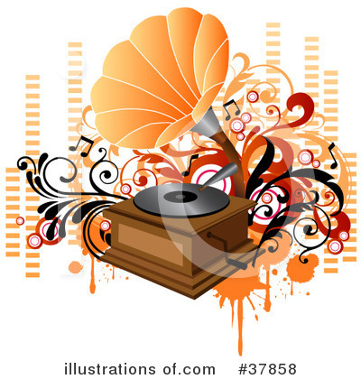 Phonograph Clipart #37858 by OnFocusMedia