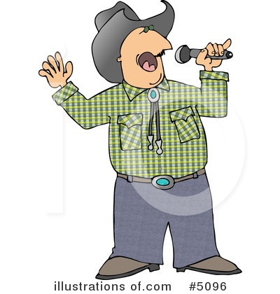 Country Music Clipart #5096 by djart