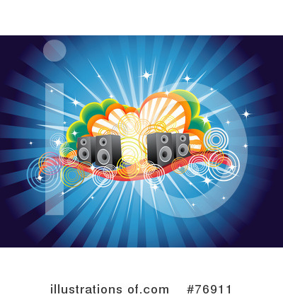 Royalty-Free (RF) Music Clipart Illustration by Qiun - Stock Sample #76911