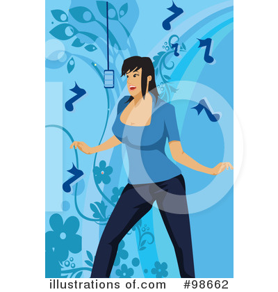 Royalty-Free (RF) Music Clipart Illustration by mayawizard101 - Stock Sample #98662