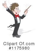 Music Conductor Clipart #1175980 by Alex Bannykh