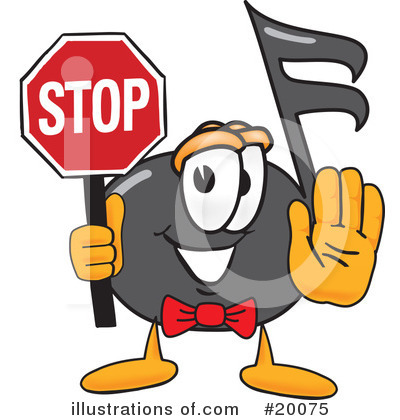 Stop Sign Clipart #20075 by Mascot Junction
