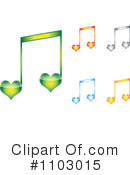 Music Note Clipart #1103015 by Andrei Marincas