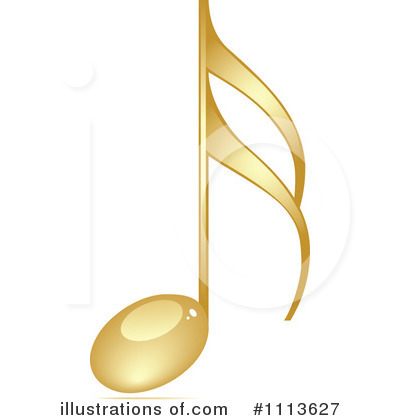 Royalty-Free (RF) Music Note Clipart Illustration by Andrei Marincas - Stock Sample #1113627