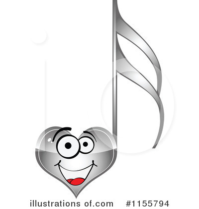 Royalty-Free (RF) Music Note Clipart Illustration by Andrei Marincas - Stock Sample #1155794