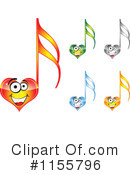Music Note Clipart #1155796 by Andrei Marincas