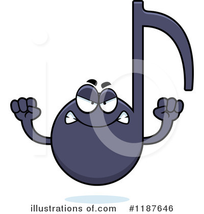 Royalty-Free (RF) Music Note Clipart Illustration by Cory Thoman - Stock Sample #1187646