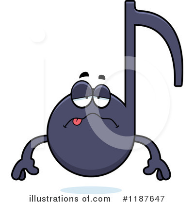 Royalty-Free (RF) Music Note Clipart Illustration by Cory Thoman - Stock Sample #1187647