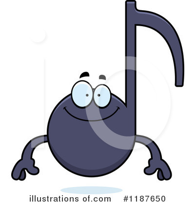 Music Note Clipart #1187650 by Cory Thoman