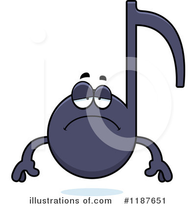 Royalty-Free (RF) Music Note Clipart Illustration by Cory Thoman - Stock Sample #1187651