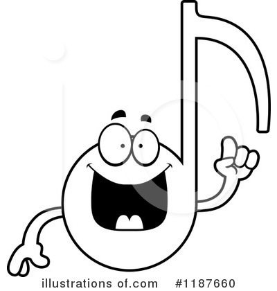 Royalty-Free (RF) Music Note Clipart Illustration by Cory Thoman - Stock Sample #1187660