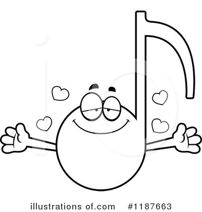 Royalty-Free (RF) Music Note Clipart Illustration by Cory Thoman - Stock Sample #1187663