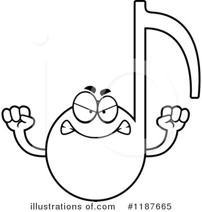 Royalty-Free (RF) Music Note Clipart Illustration by Cory Thoman - Stock Sample #1187665