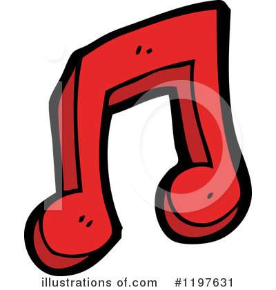 Royalty-Free (RF) Music Note Clipart Illustration by lineartestpilot - Stock Sample #1197631