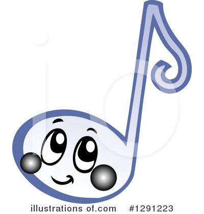 Royalty-Free (RF) Music Note Clipart Illustration by visekart - Stock Sample #1291223