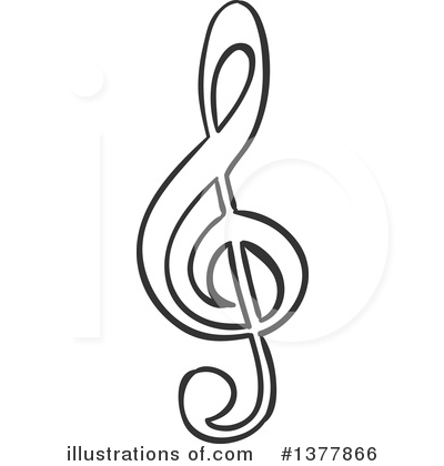 Royalty-Free (RF) Music Note Clipart Illustration by Vector Tradition SM - Stock Sample #1377866