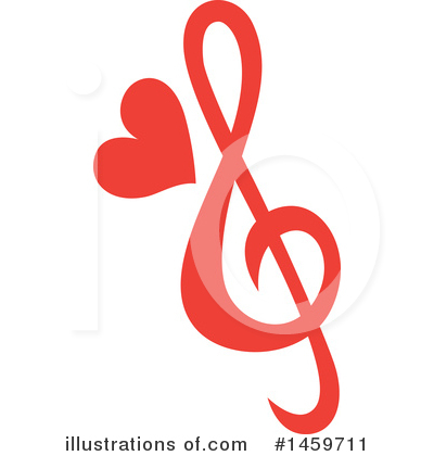 Music Note Clipart #1459711 by Cherie Reve