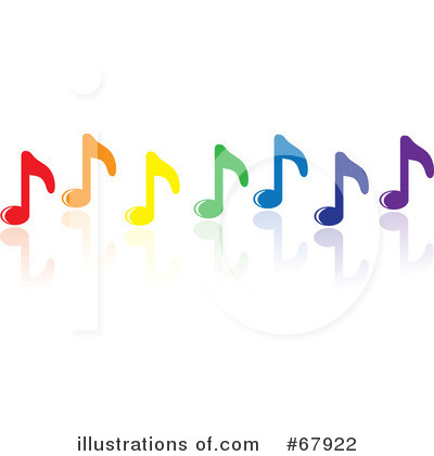 Royalty-Free (RF) Music Note Clipart Illustration by Rosie Piter - Stock Sample #67922