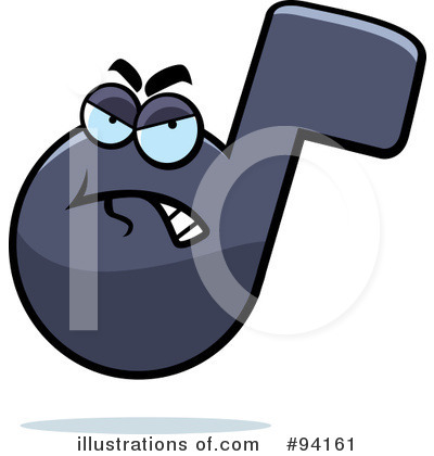 Royalty-Free (RF) Music Note Clipart Illustration by Cory Thoman - Stock Sample #94161