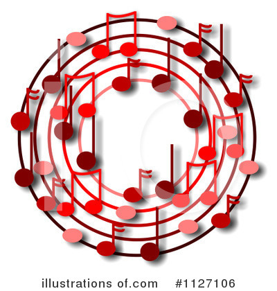 Royalty-Free (RF) Music Notes Clipart Illustration by djart - Stock Sample #1127106
