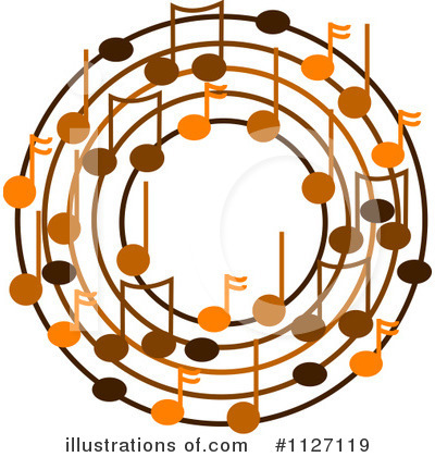 Royalty-Free (RF) Music Notes Clipart Illustration by djart - Stock Sample #1127119