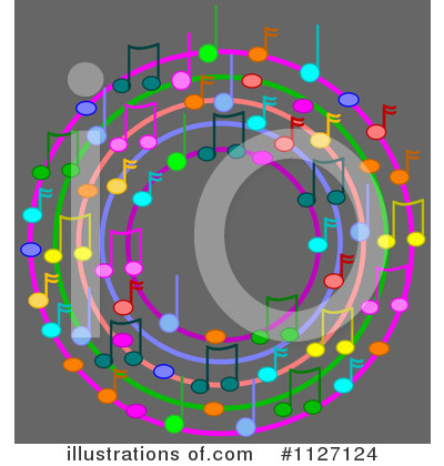 Royalty-Free (RF) Music Notes Clipart Illustration by djart - Stock Sample #1127124