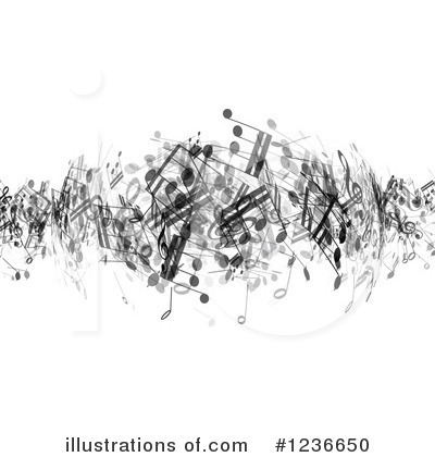 Royalty-Free (RF) Music Notes Clipart Illustration by KJ Pargeter - Stock Sample #1236650
