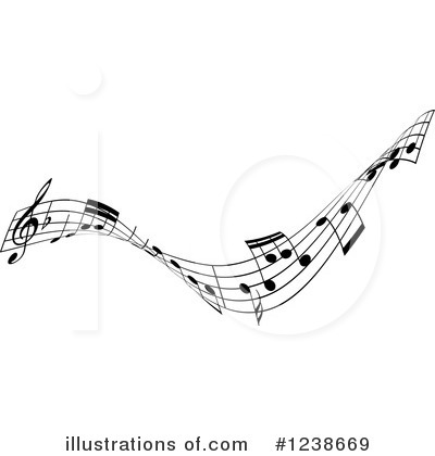 Sheet Music Clipart #1238669 by KJ Pargeter