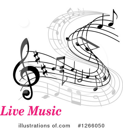 Royalty-Free (RF) Music Notes Clipart Illustration by Vector Tradition SM - Stock Sample #1266050