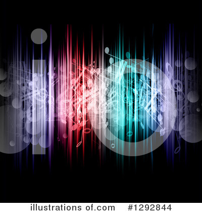 Music Background Clipart #1292844 by KJ Pargeter