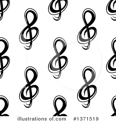 Royalty-Free (RF) Music Notes Clipart Illustration by Vector Tradition SM - Stock Sample #1371519