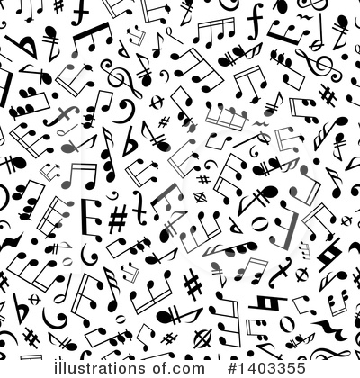 Royalty-Free (RF) Music Notes Clipart Illustration by Vector Tradition SM - Stock Sample #1403355