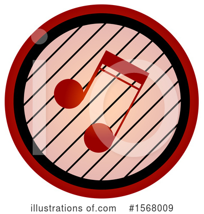 Royalty-Free (RF) Music Notes Clipart Illustration by elaineitalia - Stock Sample #1568009
