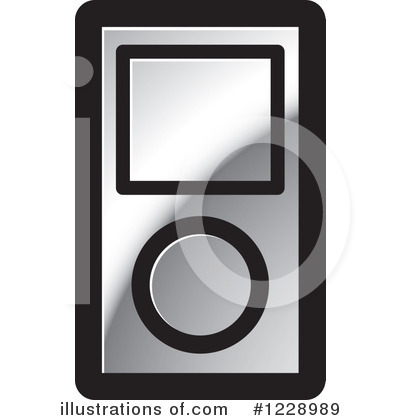 Mp3 Player Clipart #1228989 by Lal Perera