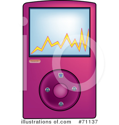 Royalty-Free (RF) Music Player Clipart Illustration by Pams Clipart - Stock Sample #71137