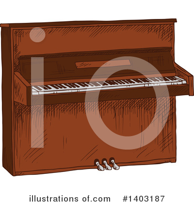 Piano Clipart #1403187 by Vector Tradition SM