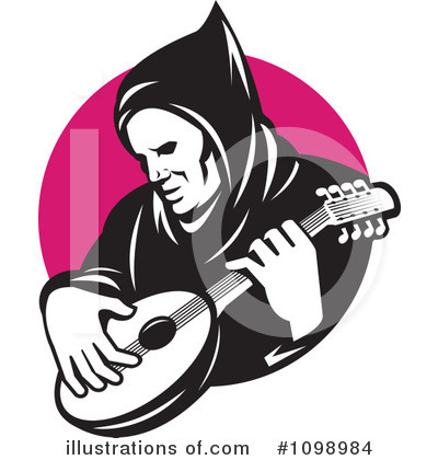 Royalty-Free (RF) Musician Clipart Illustration by patrimonio - Stock Sample #1098984