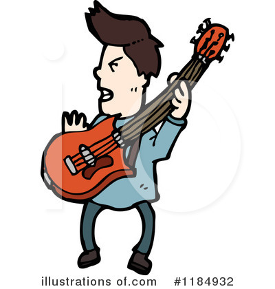 Royalty-Free (RF) Musician Clipart Illustration by lineartestpilot - Stock Sample #1184932