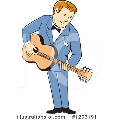 Royalty-Free (RF) Musician Clipart Illustration by patrimonio - Stock Sample #1293191