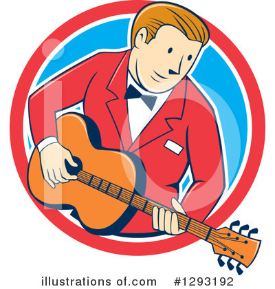 Royalty-Free (RF) Musician Clipart Illustration by patrimonio - Stock Sample #1293192
