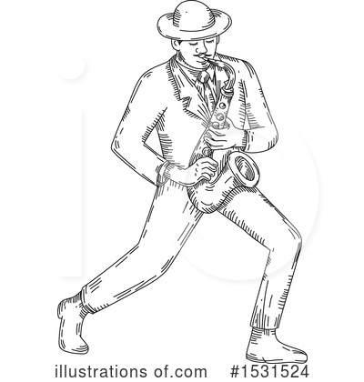 Royalty-Free (RF) Musician Clipart Illustration by patrimonio - Stock Sample #1531524