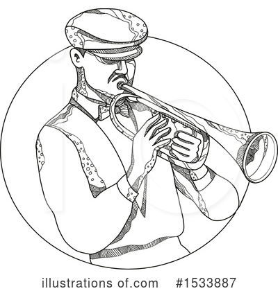 Royalty-Free (RF) Musician Clipart Illustration by patrimonio - Stock Sample #1533887
