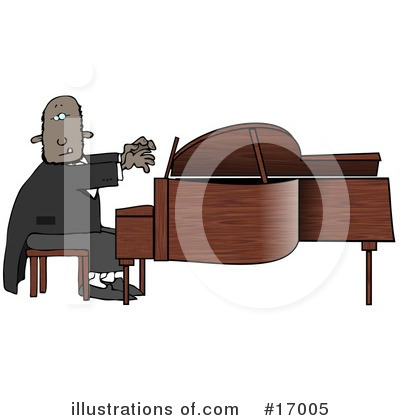 Pianist Clipart #17005 by djart
