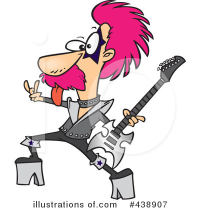 Royalty-Free (RF) Musician Clipart Illustration by toonaday - Stock Sample #438907