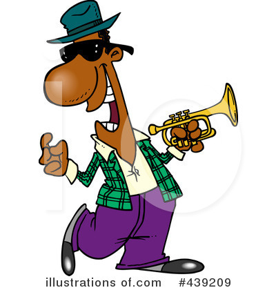Royalty-Free (RF) Musician Clipart Illustration by toonaday - Stock Sample #439209