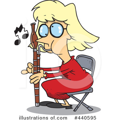 Royalty-Free (RF) Musician Clipart Illustration by toonaday - Stock Sample #440595